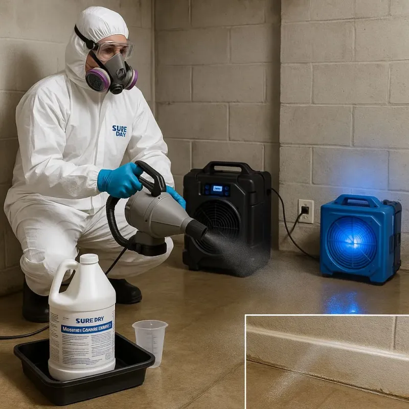 Sanitization and Odor Removal process in Siler City, NC